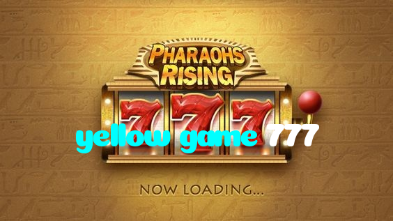yellow game 777 casino presented on mobile device in Pakistan with slots and live games